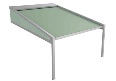 Pérgola Lona Tensada con Travesaño