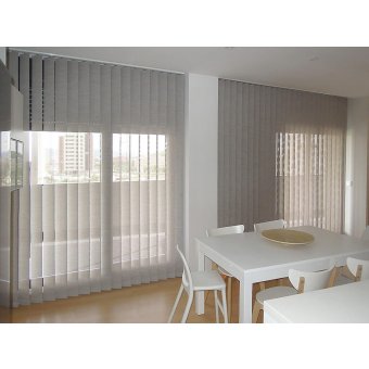 Cortina Lamas Verticales PE 10 - 10% de apertura