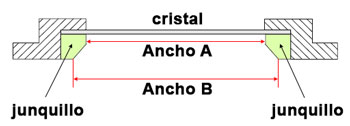 Estor Glass Anchos Junquillos Biselados Estor Glass Anchos Junquillos Biselados