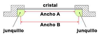 Estor Glass Anchos Junquillos Redondeados Estor Glass Anchos Junquillos Redondeados